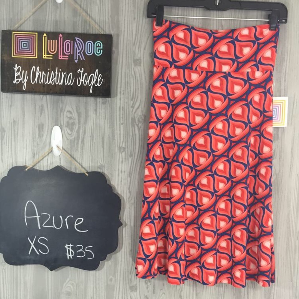 LuLaRoe XS Azure Skirt